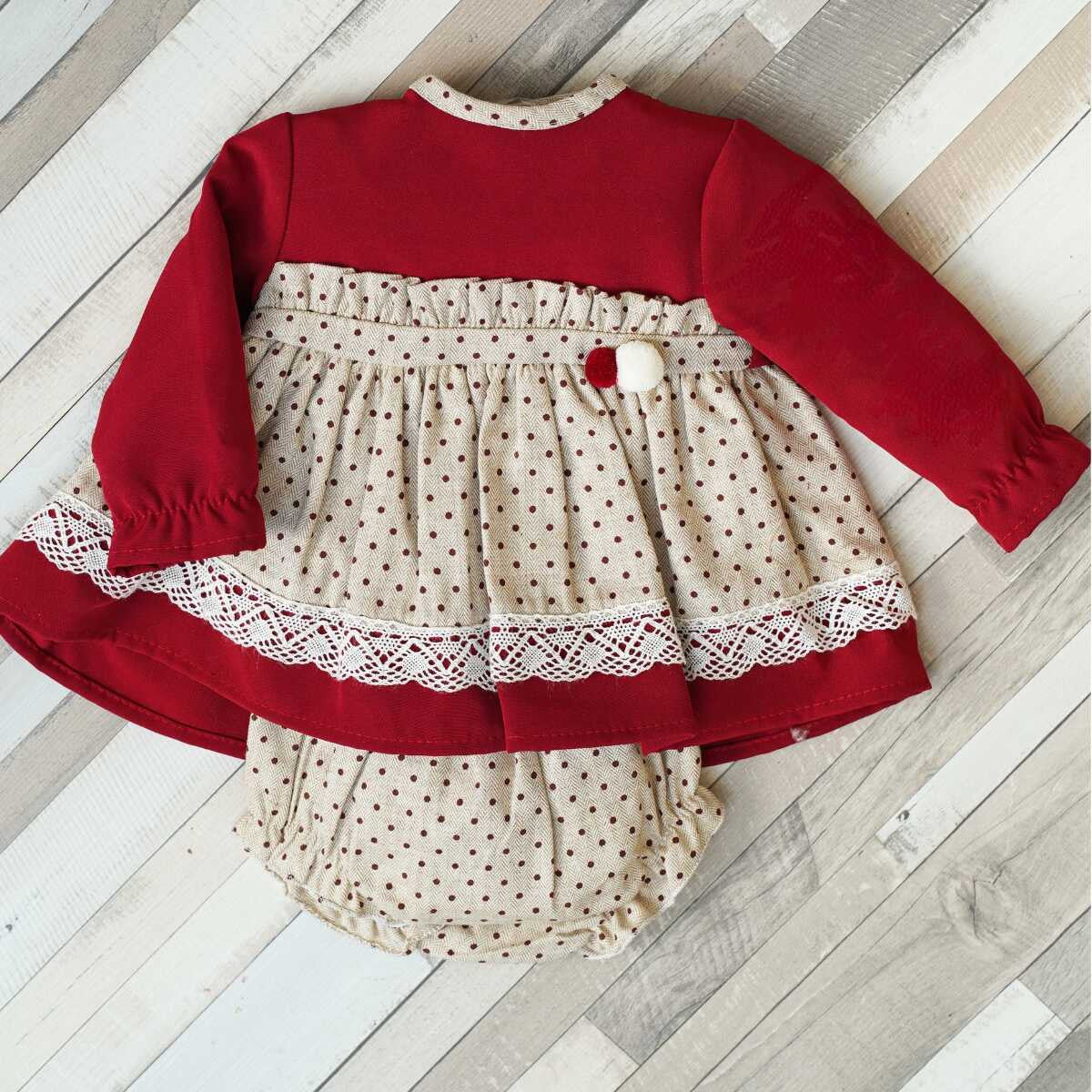 Babyferr Burgundy dress set