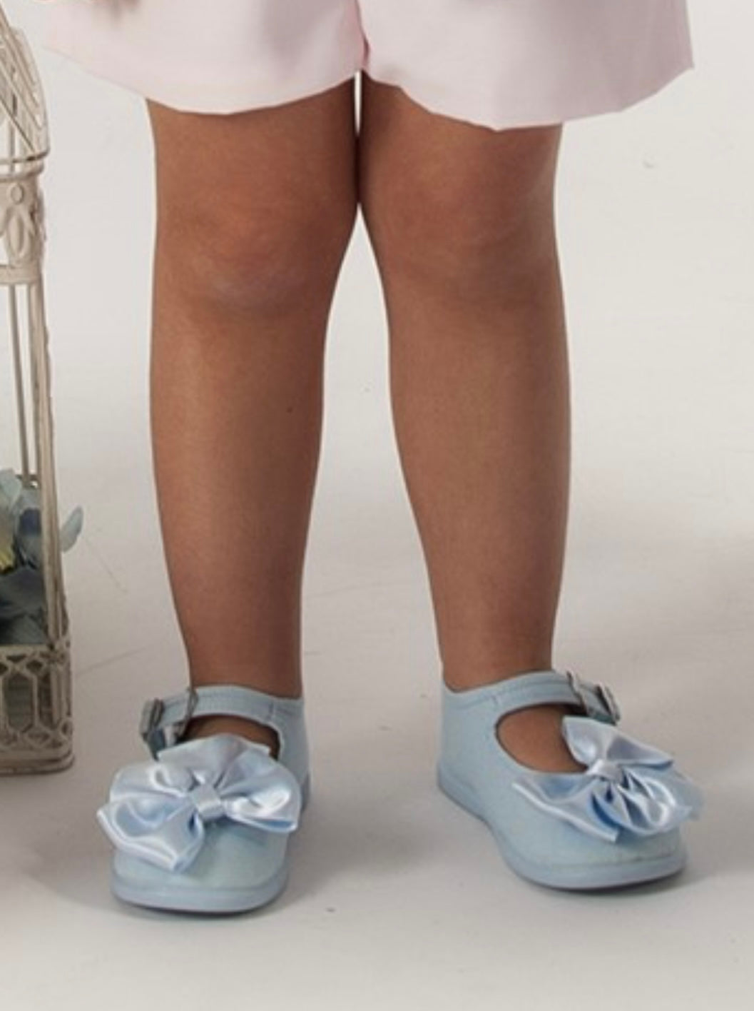 Sonata Baby Blue Bow Shoes