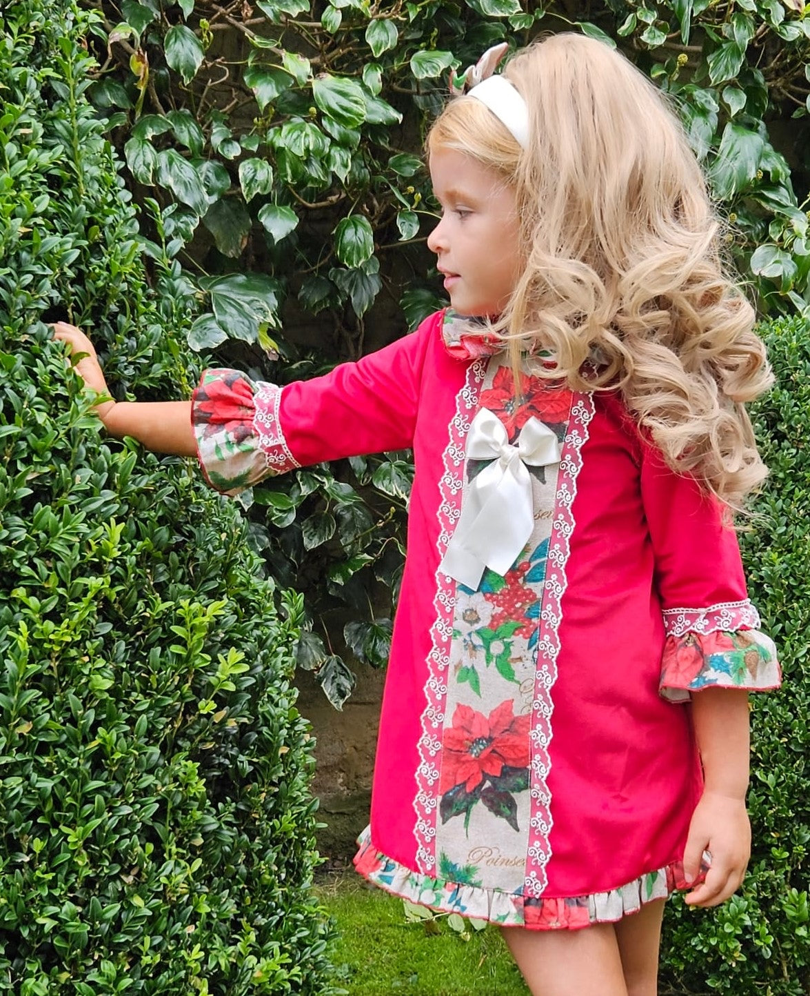 IN23 Red Poisenttia dress