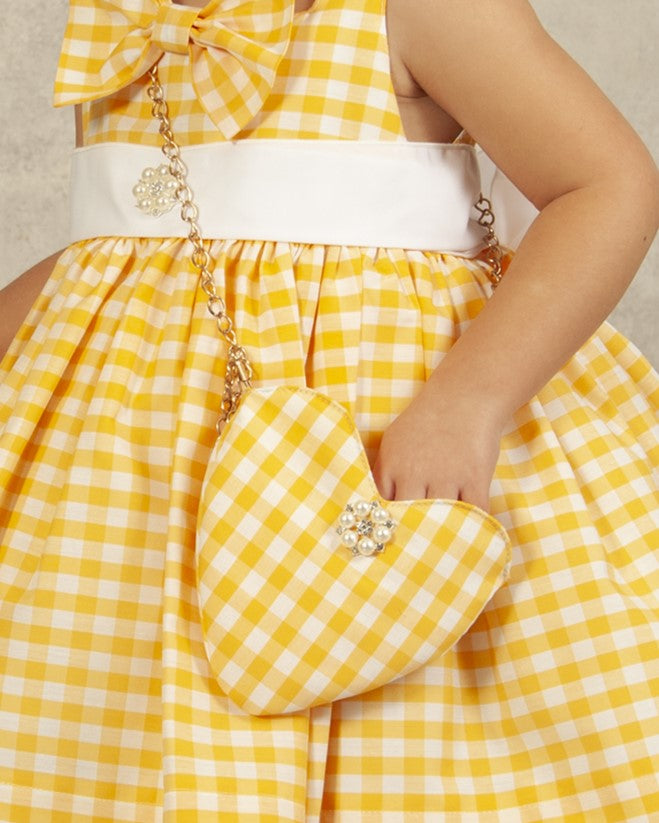 Heart yellow bag