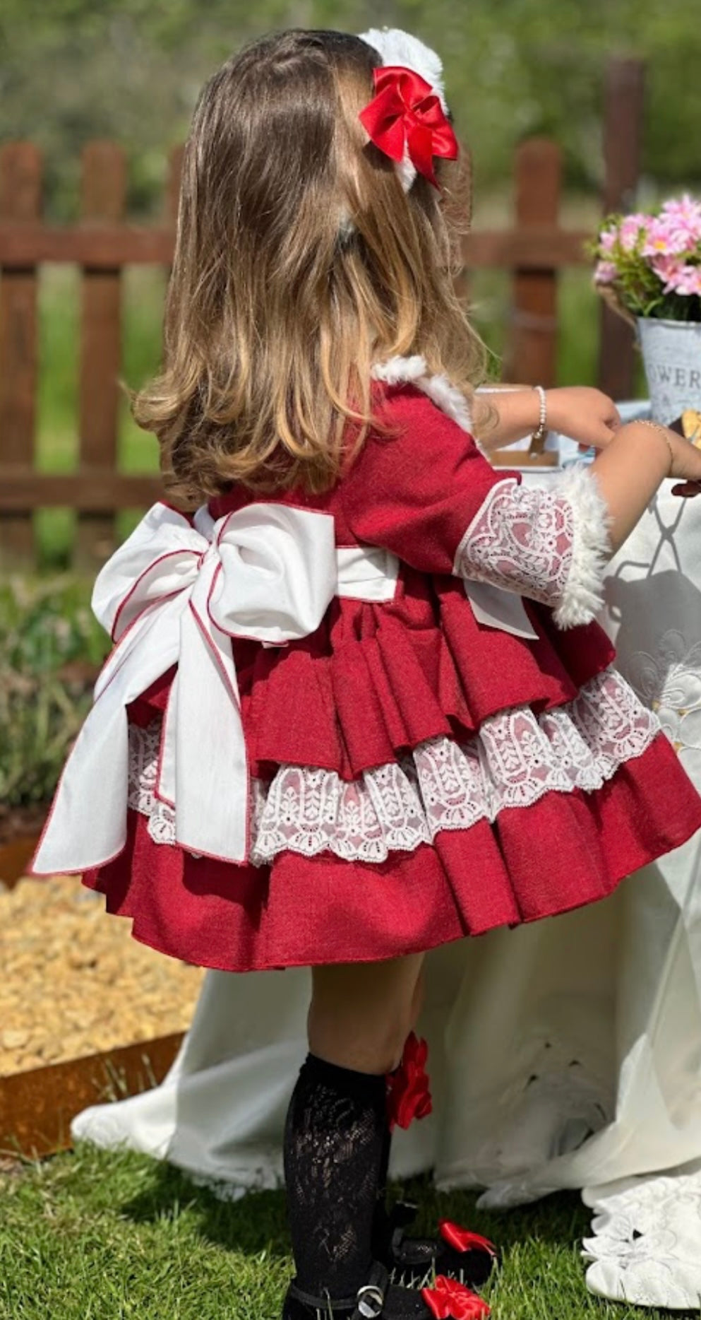 Holly Puffball Dress