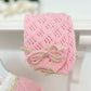 Baby pink & Cream socks
