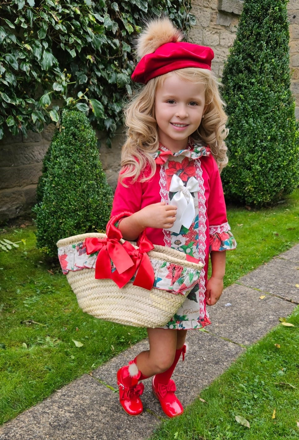 IN23 Red Poisenttia dress