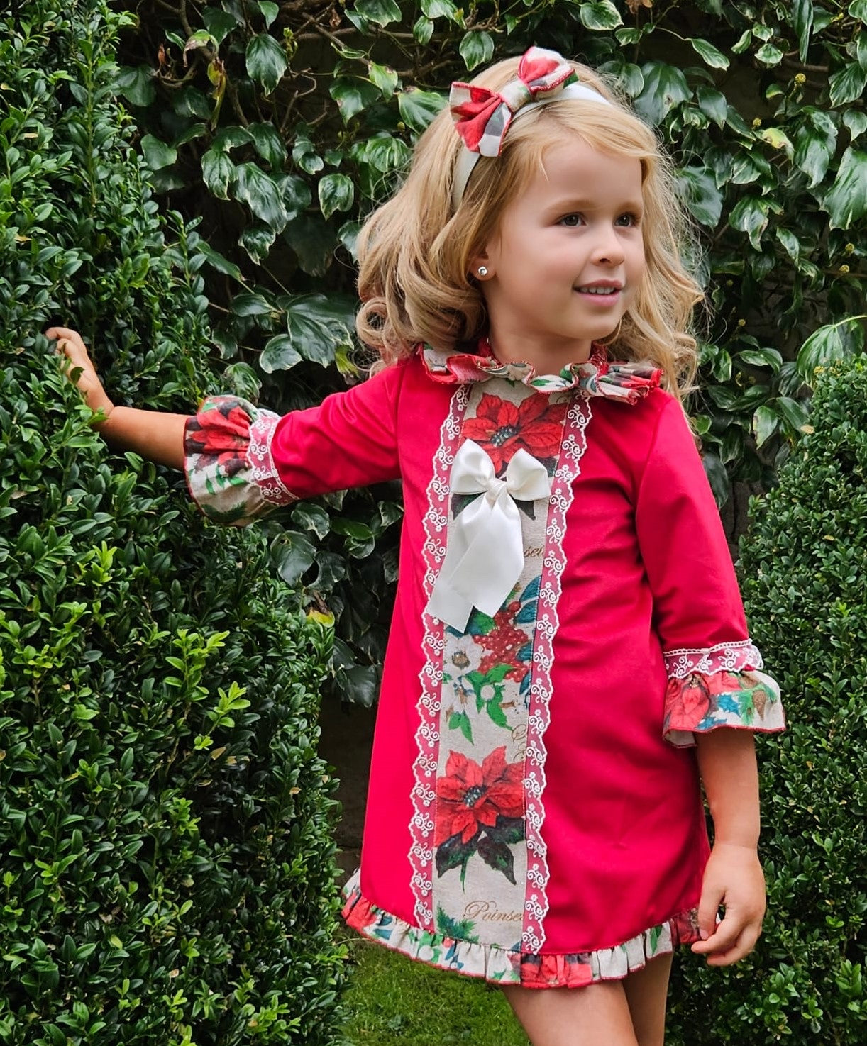 IN23 Red Poisenttia dress