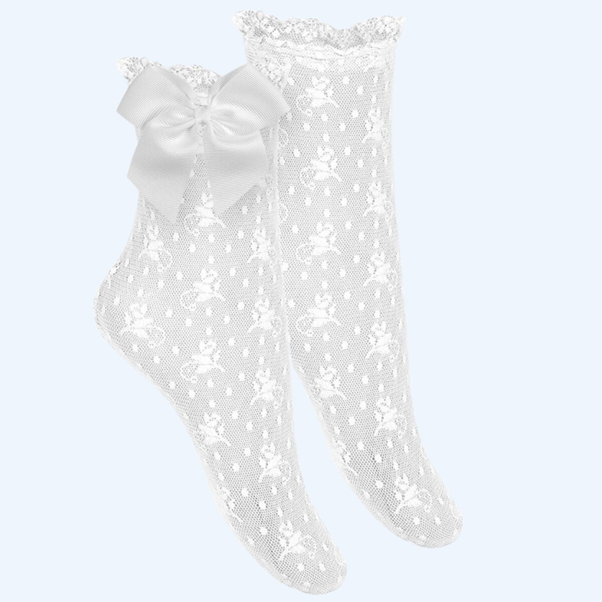 Ankle Lace Bow Socks