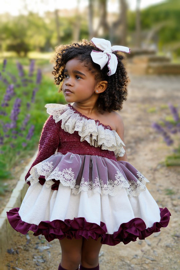 Ela Burdeo Dress set
