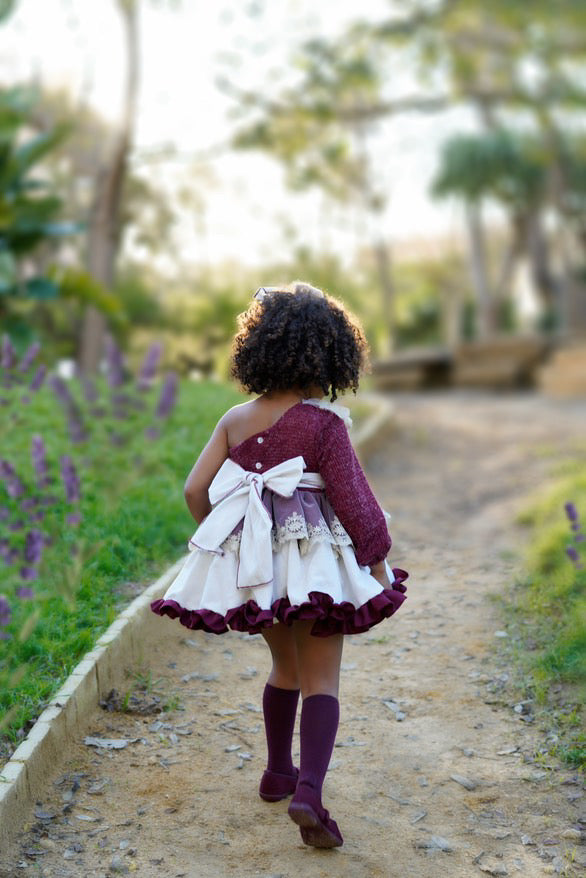 Ela Burdeo Dress set