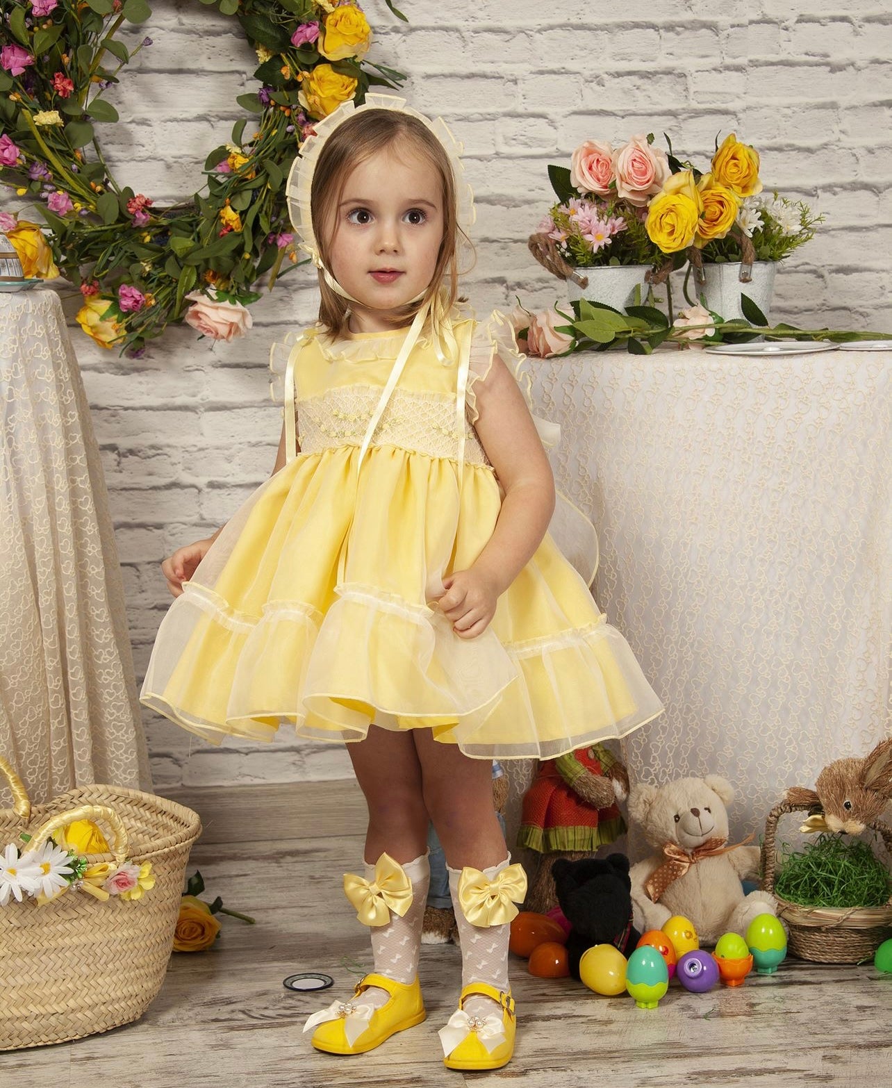 Lemon on sale smocked dress