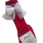 22248 Tulle socks RED/WHITE