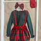 Christmas Blouse & Shorts Set