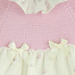 Baby Pink & Cream knitted Dress Set