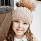 Rahigo Beige Faux Fur Beret