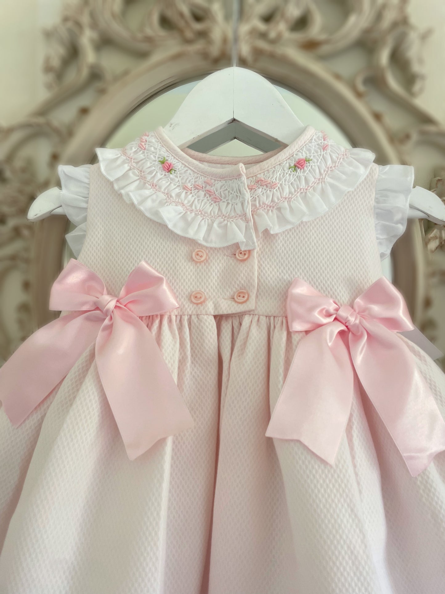 Adeline Pink Puffball Dress