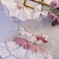 Ela cream & Dusky Pink Lace 3 piece set