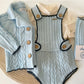 Rahigo Baby Blue & Navy Boys 3 Piece Romper Set