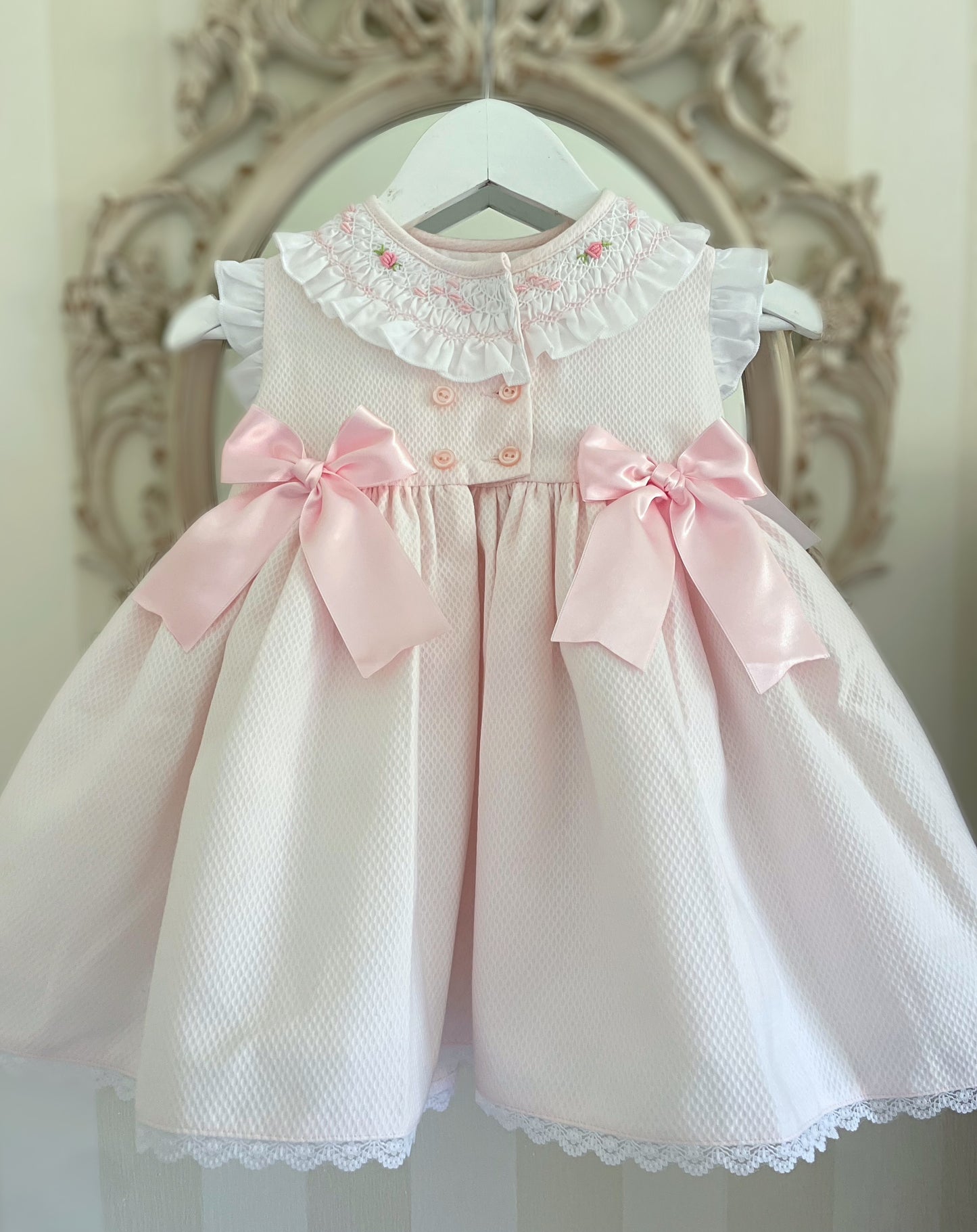 Adeline Pink Puffball Dress