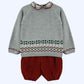 Grey Tartan Boys 2 Piece set