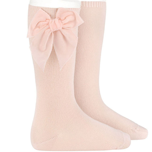 Condor velvet nude socks