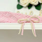 24144 Baby pink & cream headband
