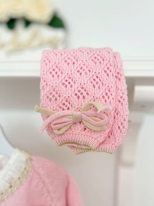 Baby pink & Cream socks