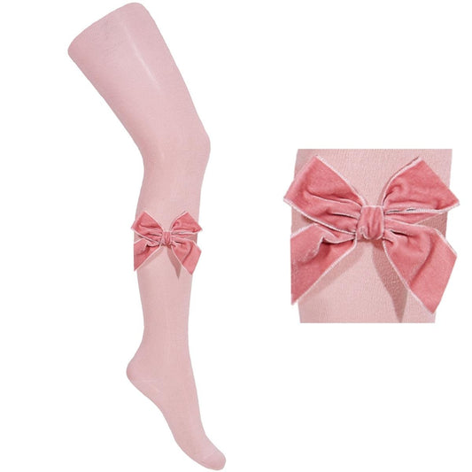 Condor velvet dusky pink tights