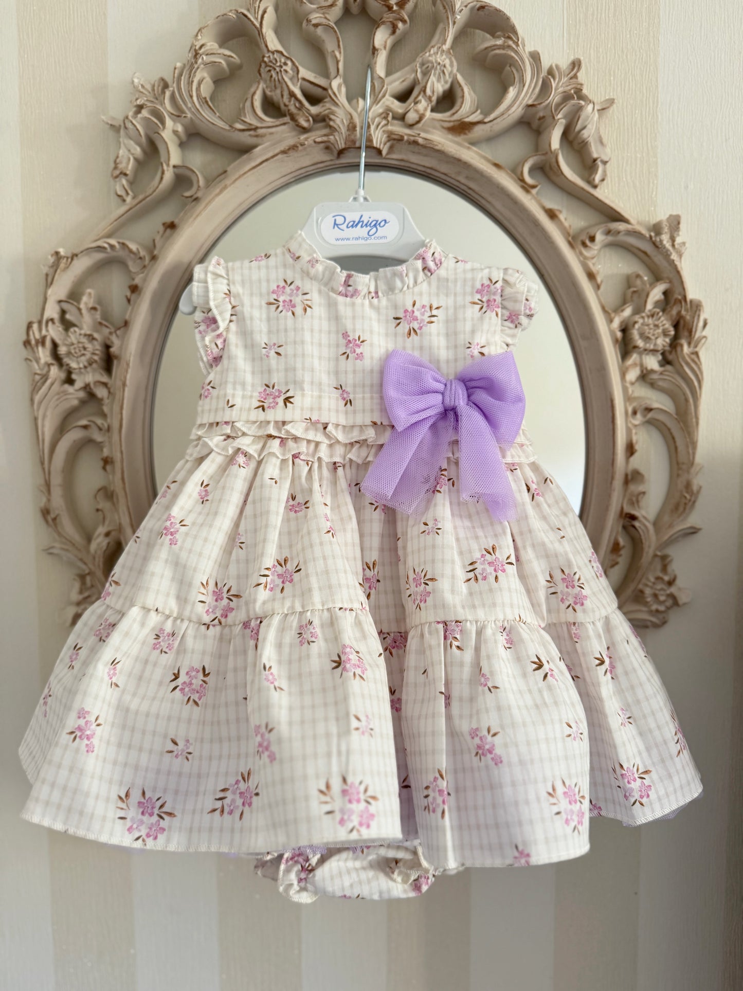 Lilac Floral 3 Piece Dress Set