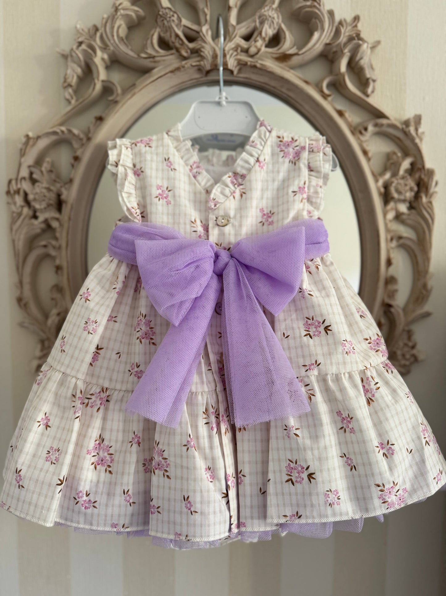 Lilac Floral 3 Piece Dress Set