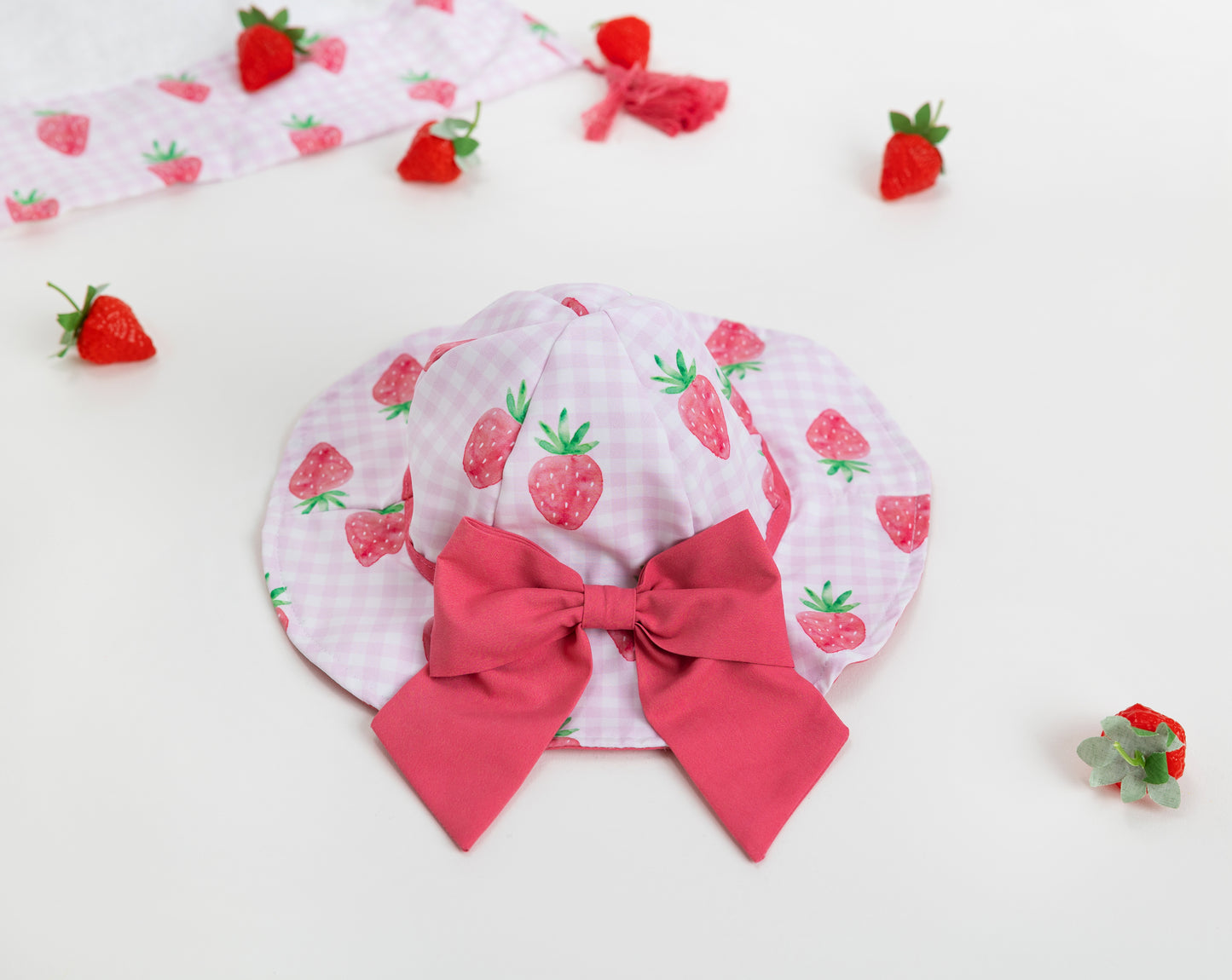 Strawberry girls hat