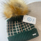 Faux Fur Bottle Green Hat