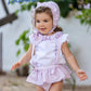 Lilac Romper & Blouse Set