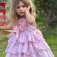 VE25-25 Pink Polka Dot Puffball