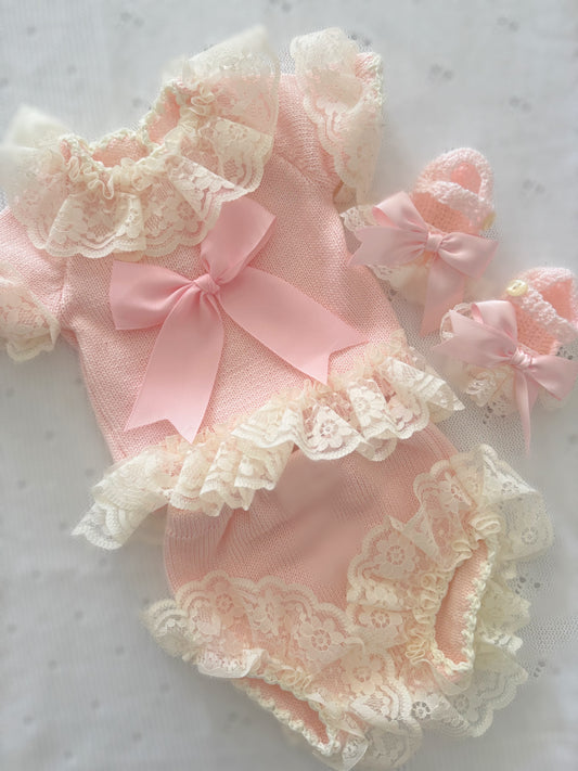 Ela knitted summer set