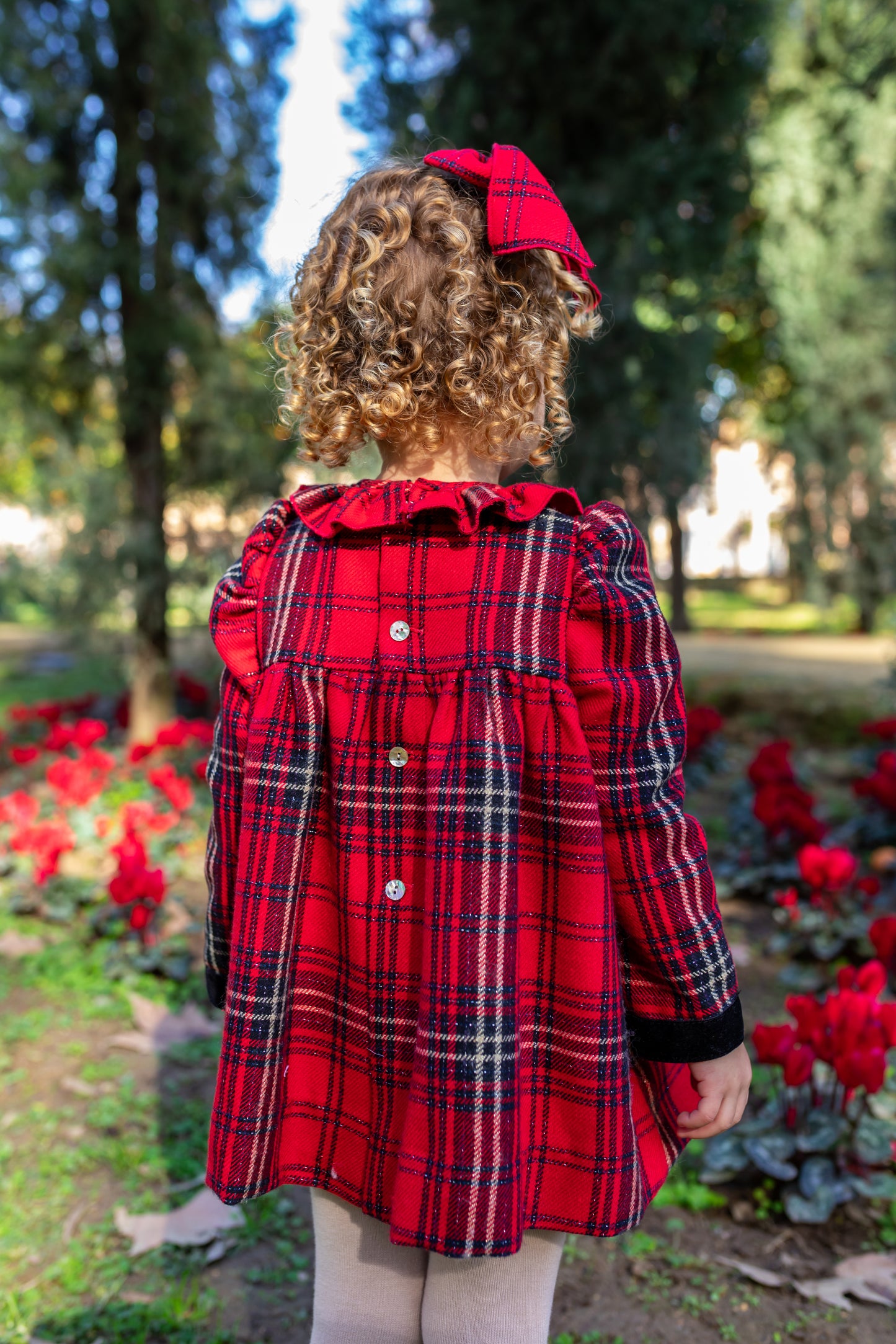 Naxos Tartan Red & Black Dress