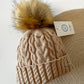 Faux Fur Beige Hat