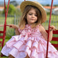 VE25-25 Pink Polka Dot Puffball