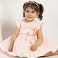 VE24-33 Pink & Peach puffball dress