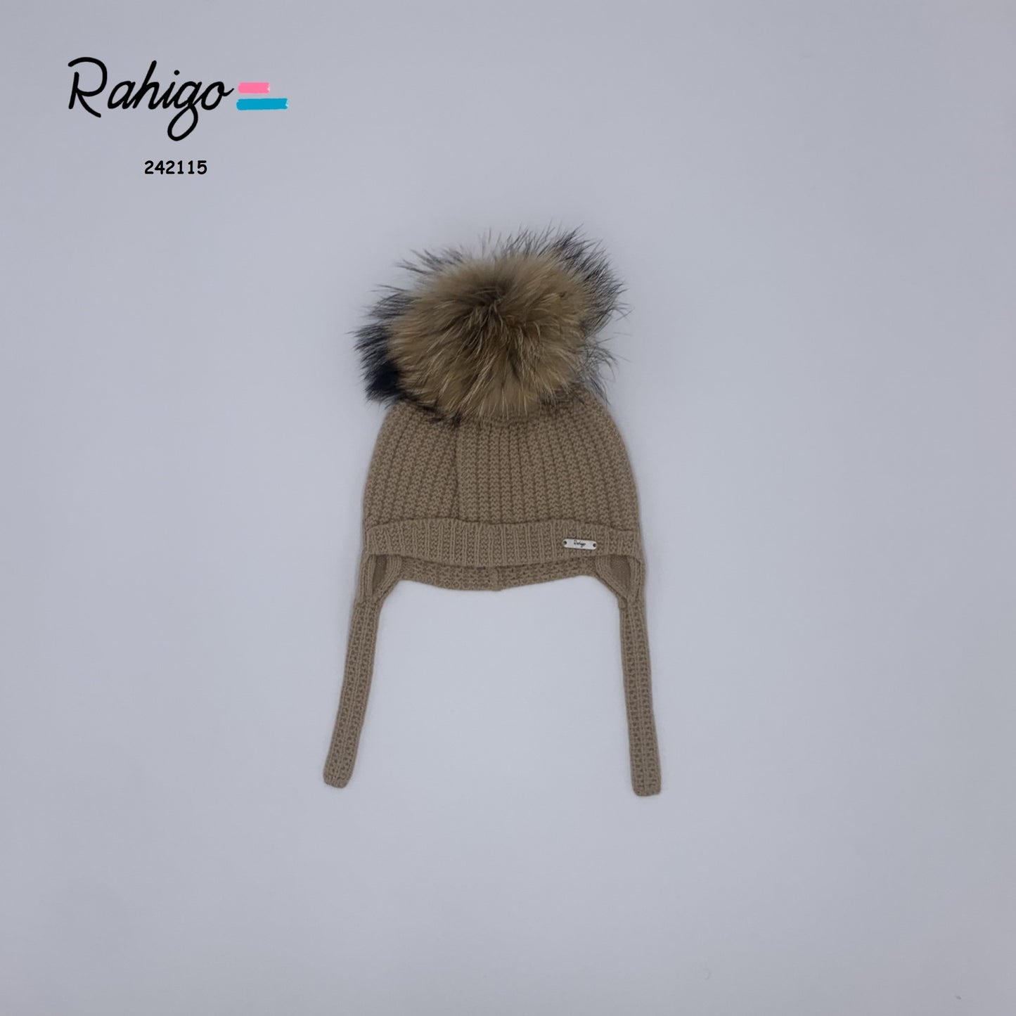 Rahigo Faux Fur Beige Hat