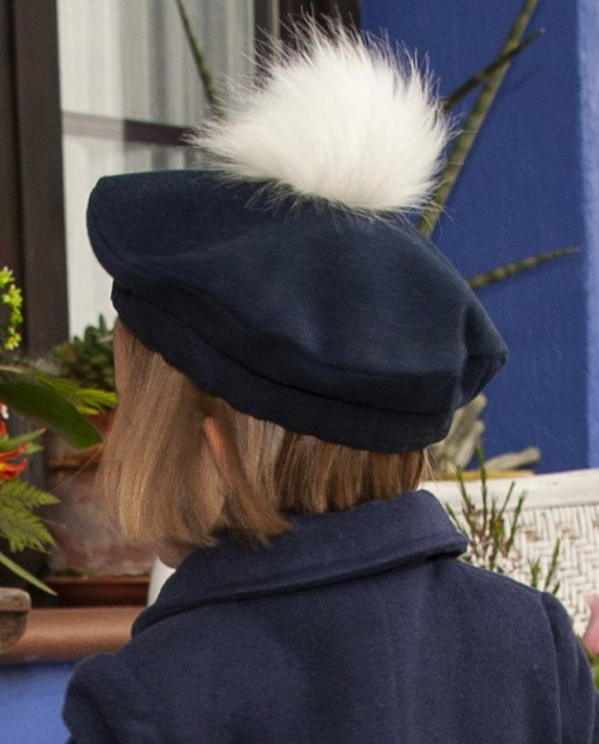 Navy beret