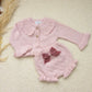 Dusky Pink knitted Set