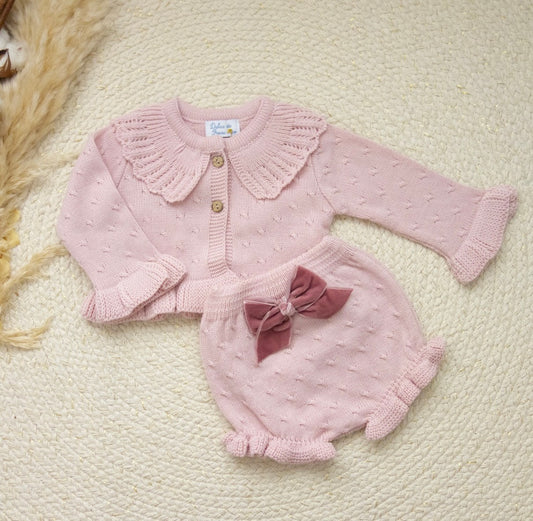 Dusky Pink knitted Set