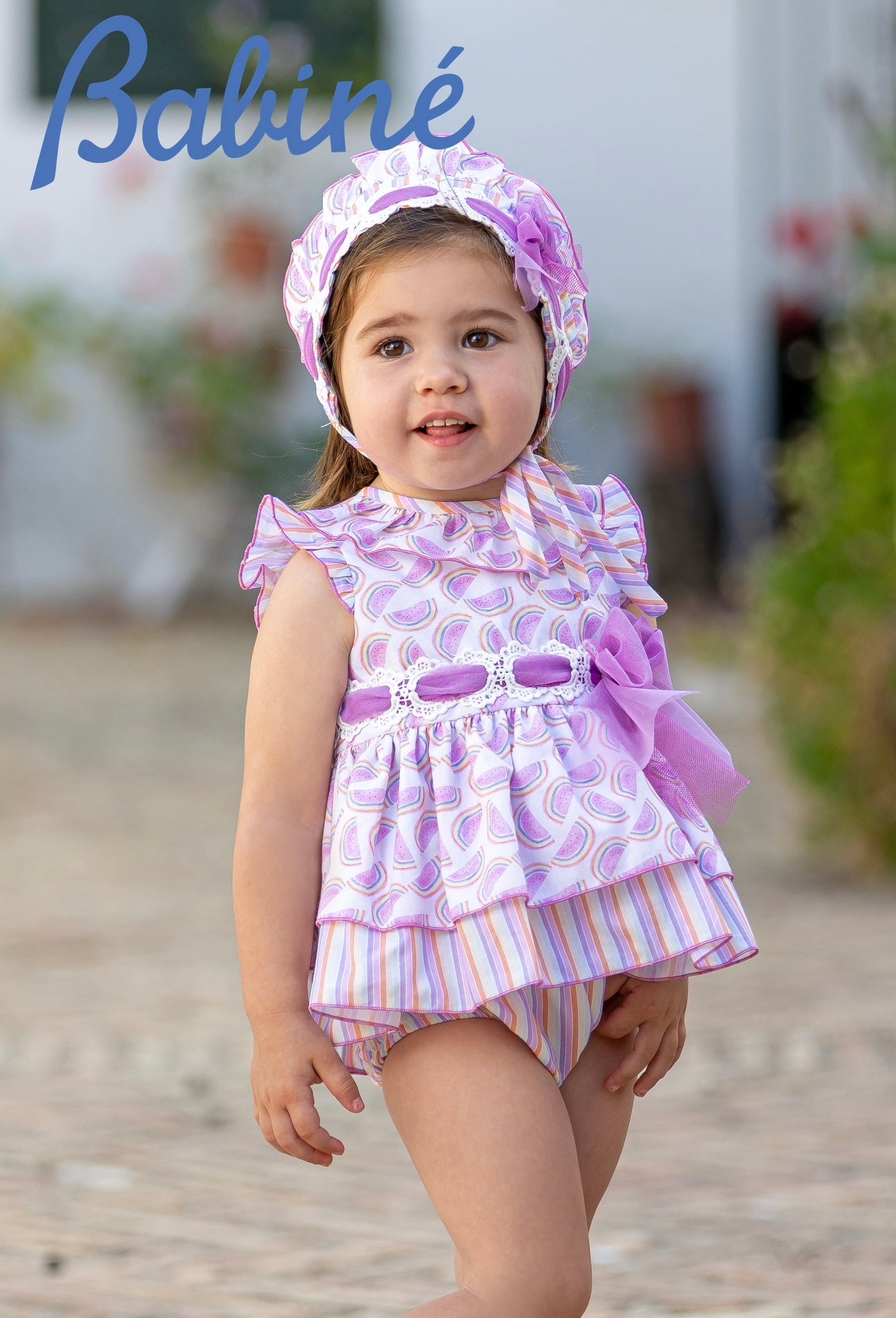 Purple Sandia 3 Piece dress set