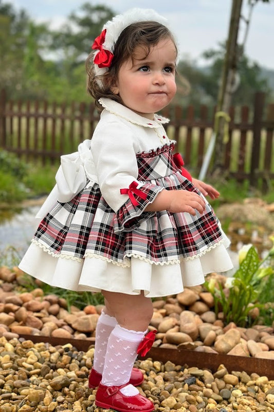 Mabel Cream Puffball Dress