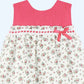 Hot pink floral dress (older girls 2-12y)