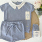 Rahigo sky blue boys two piece set