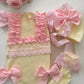 Ela Lemon & Pink Romper Set