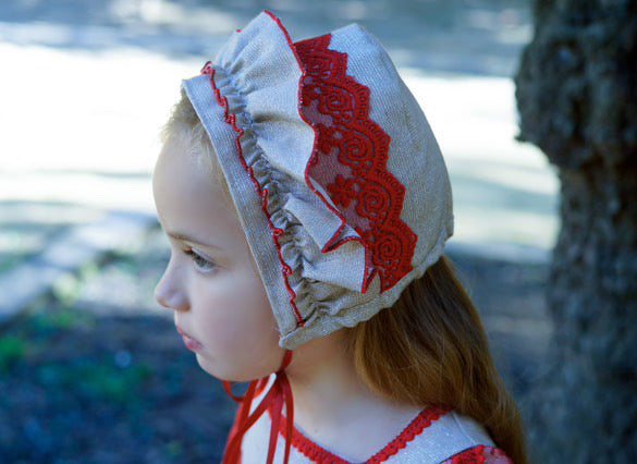 Ela Red Lace Dress set