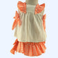 Dulce de Fresa Neon Orange Dress Set