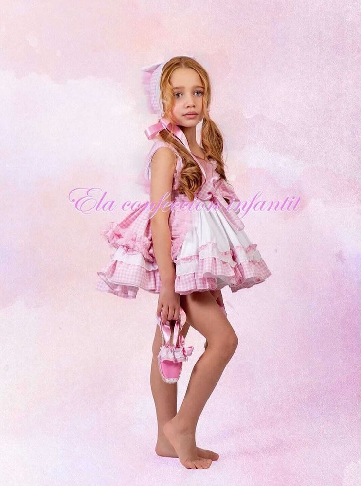 Pink Candy floss dress set