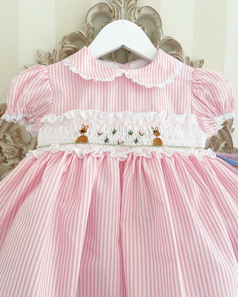 Sonata pin stripe bunny dress