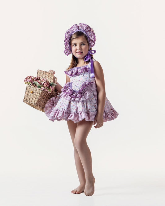 Ela Sofia Lilac Dress set